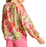 Tommy Bahama Womens La Botanica Peasant Top