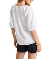 Tommy Bahama Womens Palm Cove Elbow Sleeve Top