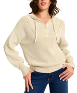 Tommy Bahama Womens Salt Wash Hooded Sweater