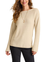 Tommy Bahama Womens Crystal Sands Boat-Neck Sweater