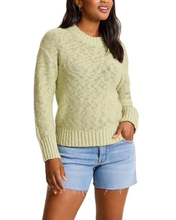Tommy Bahama Womens Bayshore Cotton Crew Sweater