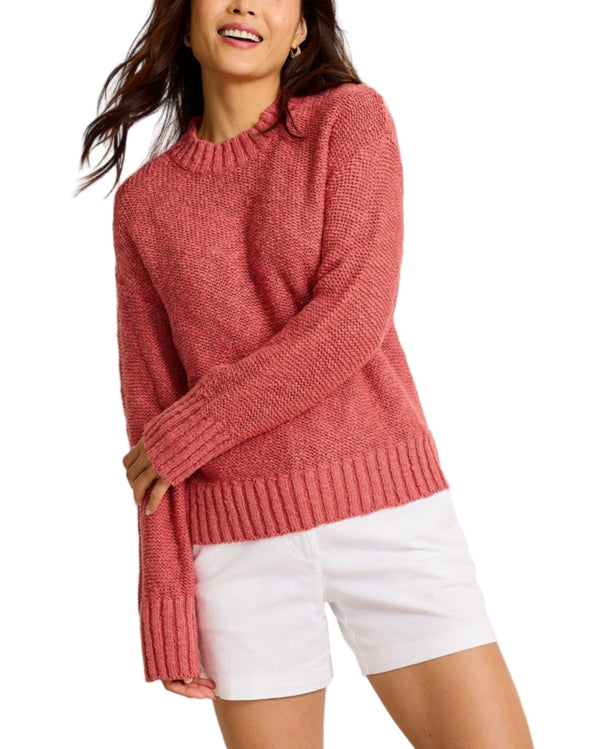Tommy Bahama Womens Bayshore Cotton Crew Sweater