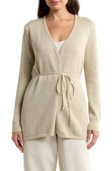 Tommy Bahama Womens Solstice Bay Belted Cardigan