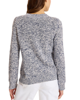 Tommy Bahama Womens Surf Shore Mouline Jersey Crewneck Sweater