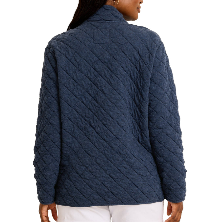 Tommy Bahama Womens Puff Jacquard Barn Coat