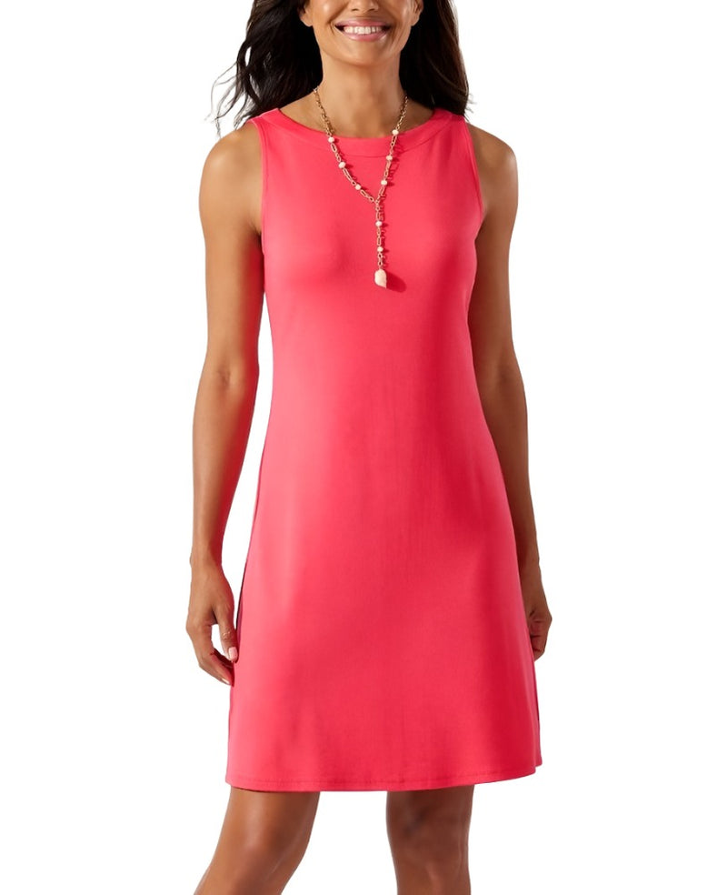 Tommy Bahama Womens Darcy Sleeveless Sheath Dress