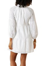 Tommy Bahama Womens Illusion Frond Balloon-Sleeve Short Dress