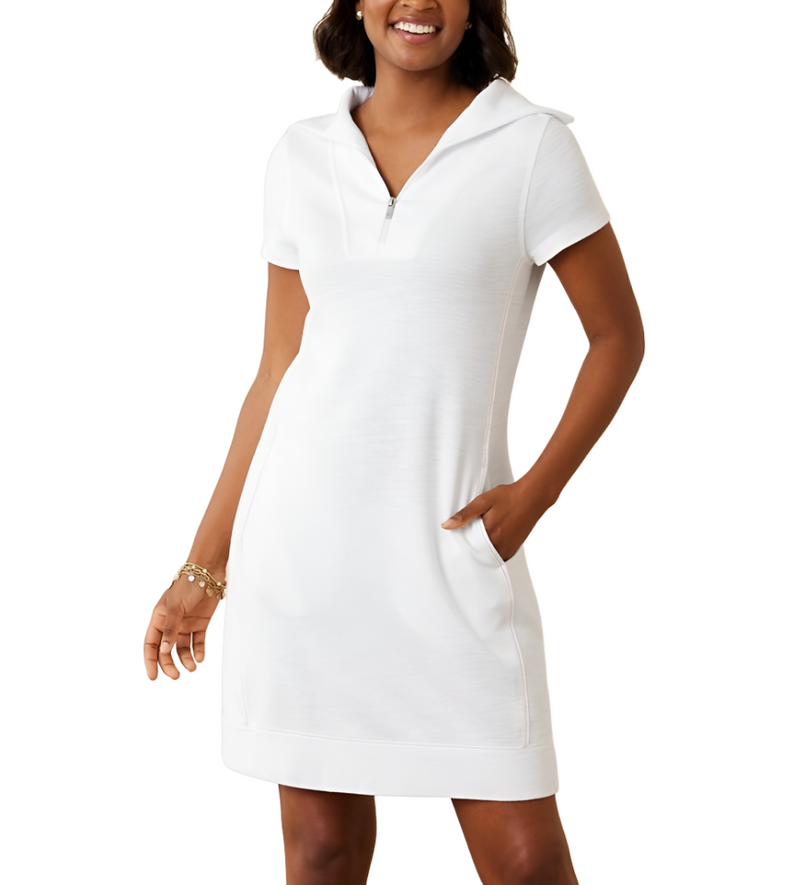 Tommy Bahama Womens Tobago Bay 1/2 Zip Dress