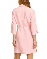 Tommy Bahama Womens Two Palms 3/4 Sleeve Linen Shift Dress