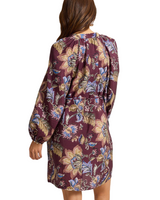 Tommy Bahama Womens Mesa Shores Long Sleeve Short Dress