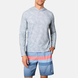 Free Country Mens Sun Free UPF Printed Hoodie Sweatshirt
