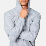 Free Country Mens Sun Free UPF Printed Hoodie Sweatshirt