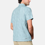 Free Country Mens Sun Free UPF Printed Short Sleeve Polo Shirt