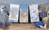 Kay Dee Designs Beach Vibes Hydrangea Dual Purpose Terry Kitchen Towel