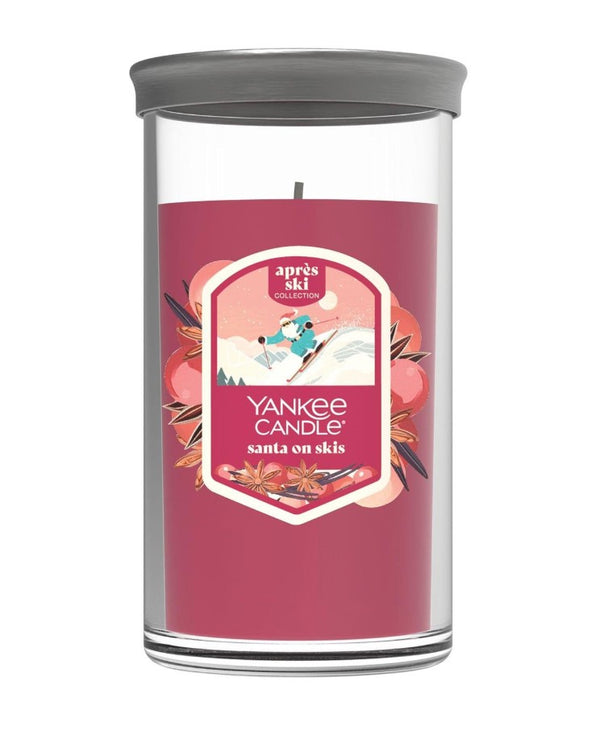 Yankee Candle Signature Medium Pillar Candle - Santa On Skis