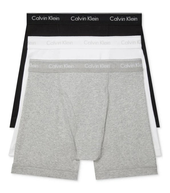 Calvin Klein Mens Cotton Classic Boxer Brief - 3 Pack