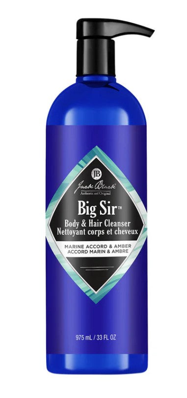 Jack Black Big Sir Body and Hair Cleanser with Marine Accord and Amber