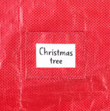 Whitmor Deluxe '9' Christmas Tree Bag Red with Green Trim