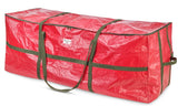 Whitmor Deluxe '9' Christmas Tree Bag Red with Green Trim