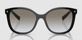 Prada Womens PR 22ZS Black - Grey Gradient Sunglasses