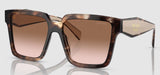 Prada Womens PR 24ZS Caramel Tortoise - Brown Gradient Sunglasses