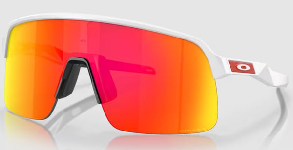 Oakley Mens Non Polarized Sutro Lite - Matte White Frame - Prizm Ruby Lense Sunglasses