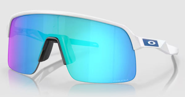 Oakley Mens Non Polarized Sutro Lite Matte White Frames - Prizm Sapphire Lenses Sunglasses