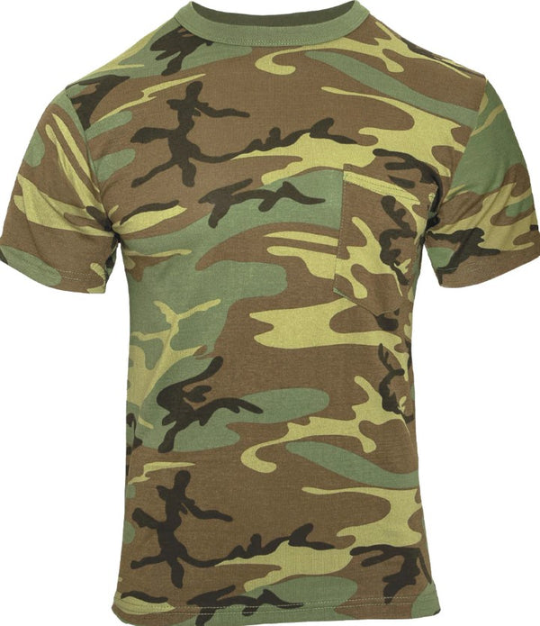 Rothco Mens Colored Camo Short Sleeve T-Shirt - 3XL