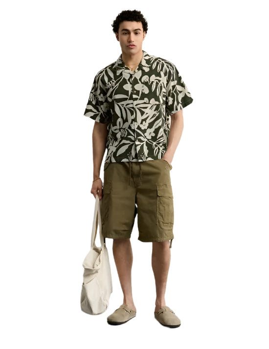 American Eagle AE Poolside Floral Button - Up Shirt