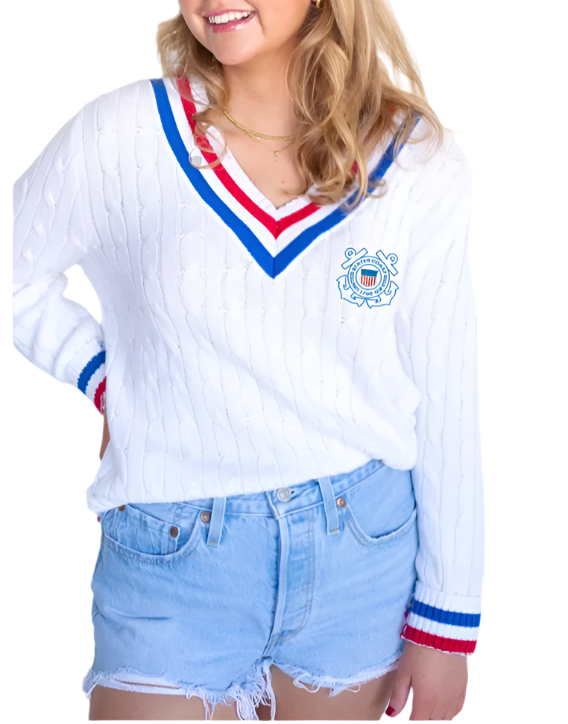 Coast Guard Sweater X Vetter Womens Logo Pullover Sweater