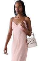 Kate Spade Halo Woven Mini Bucket Handbag