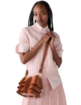 Kate Spade Halo Pleated Wave Mini Bucket Handbag