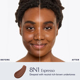 Estee Lauder Double Wear Stay-in-Place Longwear Matte Foundation - 8N1 Espresso