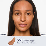 Estee Lauder Double Wear Stay-in-Place Longwear Matte Foundation - 5N1 Rich Ginger