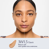 Estee Lauder Double Wear Stay-in-Place Longwear Matte Foundation - 3W1.5 Fawn