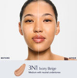 Estee Lauder Double Wear Stay-in-Place Longwear Matte Foundation - 3N1 Ivory Beige