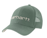 Carhartt Mens Canvas Mesh-Back Logo Graphic Cap
