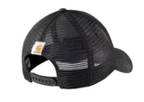 Carhartt Mens Canvas Mesh-Back Logo Graphic Cap