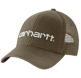 Carhartt Mens Canvas Mesh-Back Logo Graphic Cap