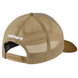 Carhartt Mens Rugged Flex Twill Mesh-Back Logo Patch Cap