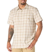 Carhartt Mens Bozeman Relaxed Short Sleeve Plaid Shirt