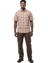 Carhartt Mens Bozeman Relaxed Short-Sleeve Plaid Shirt