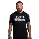 Born Primitive Men's Worth Defending T-Shirt