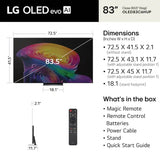 LG 83" Class C6H Series OLED evo AI 4K Smart webOS TV with Hyper Radiant Color Tech