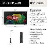 LG 83" Class B6 Series OLED AI 4K Smart webOS TV