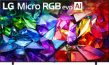 LG 100" Class 95B Series Micro RGB evo AI LED 4K Smart webOS TV