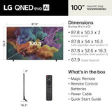 LG 100" Class 92B Series QNED AI Mini LED 4K Smart webOS TV