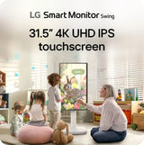 LG 32" Smart Monitor Swing 4K UHD (3840x2160) IPS Touchscreen