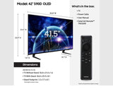 Samsung 42” Class S90D Series OLED 4K UHD Smart Tizen TV (2026)