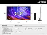 Samsung 65'' Class S85H OLED 4K UHD SmartVision AI Smart Tizen TV (2026)